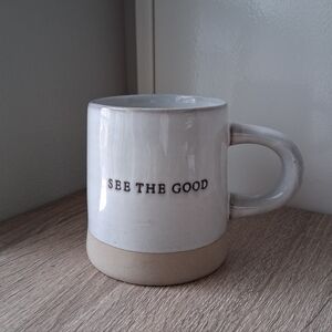 🌷 Hearth & Hand "SEE THE GOOD" Stoneware Mug 🕊